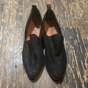 Lucky Brand Black Leather Flats